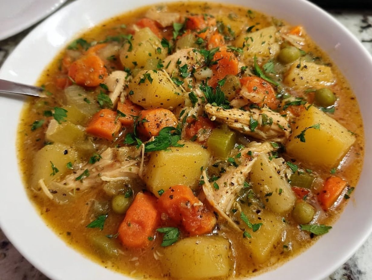 Slow Cooker Chicken Stew Recipe