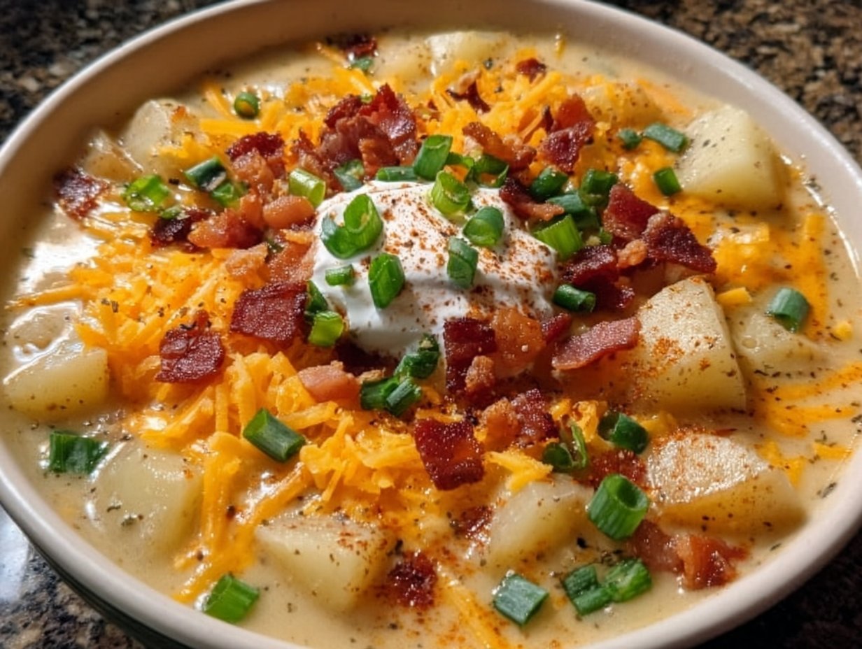 Comforting Loaded Baked Potato Soup