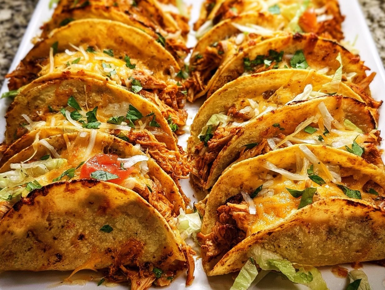 Mini Baked Chicken Tacos