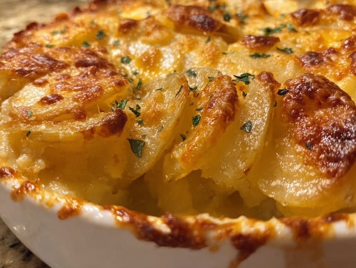 Easy Cheesy Scalloped Potatoes