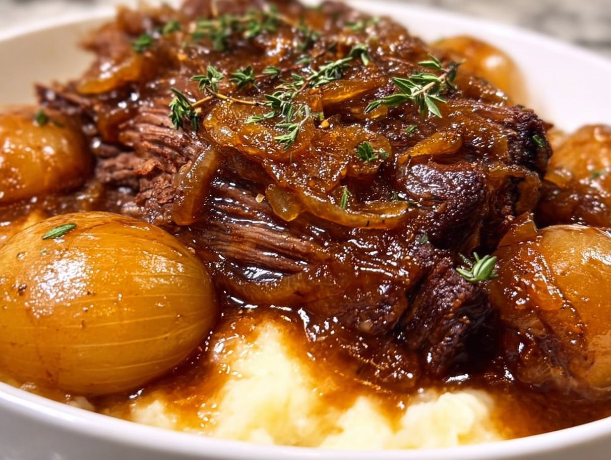 Juicy French Onion Pot Roast