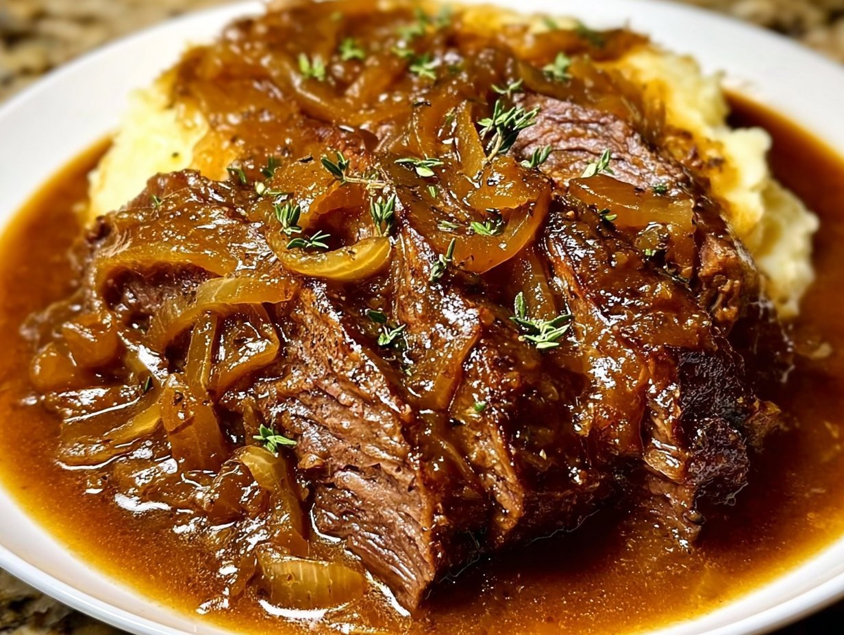 Juicy French Onion Pot Roast