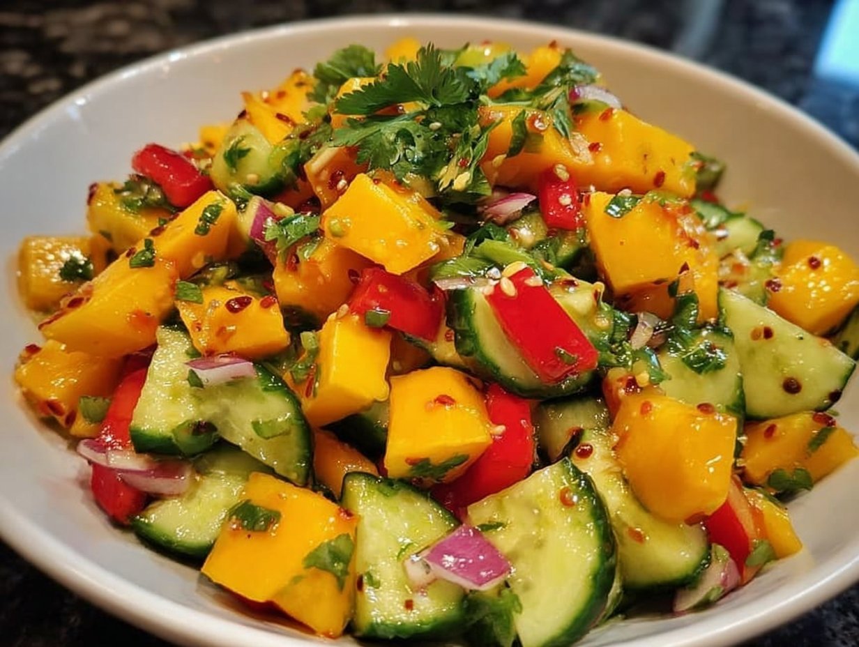 Thai Mango Cucumber Salad
