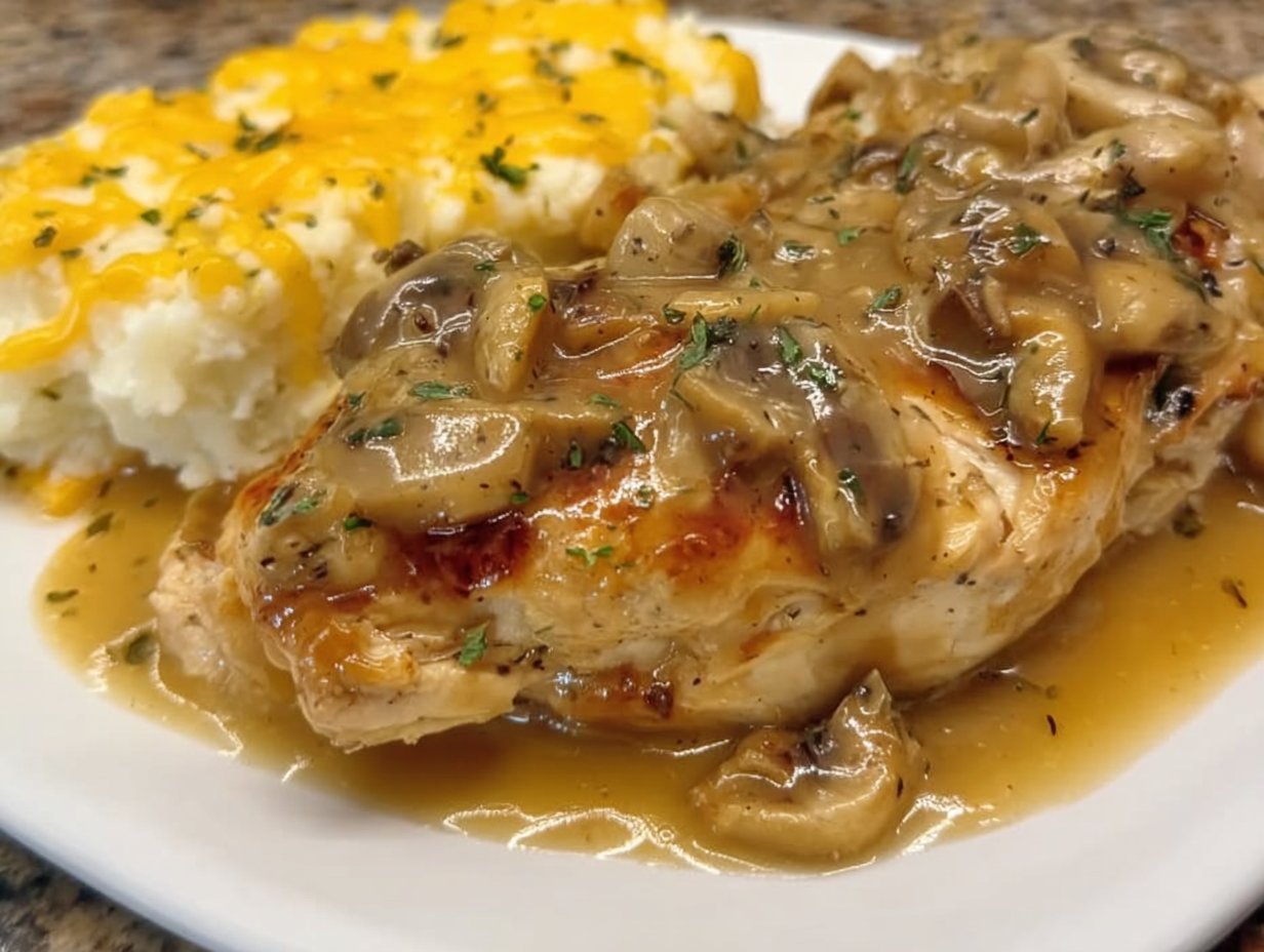 Easy One Pan Chicken and Gravy