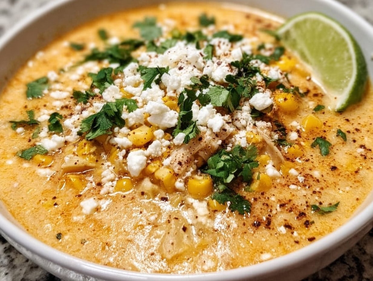 Mexican Street Corn Soup