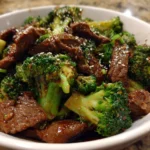 Delicious Beef and Broccoli Stir-Fry with vibrant vegetables and tender beef slices.