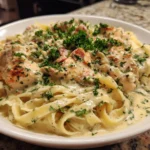 Delicious Crock Pot Angel Chicken served with herbs and spices