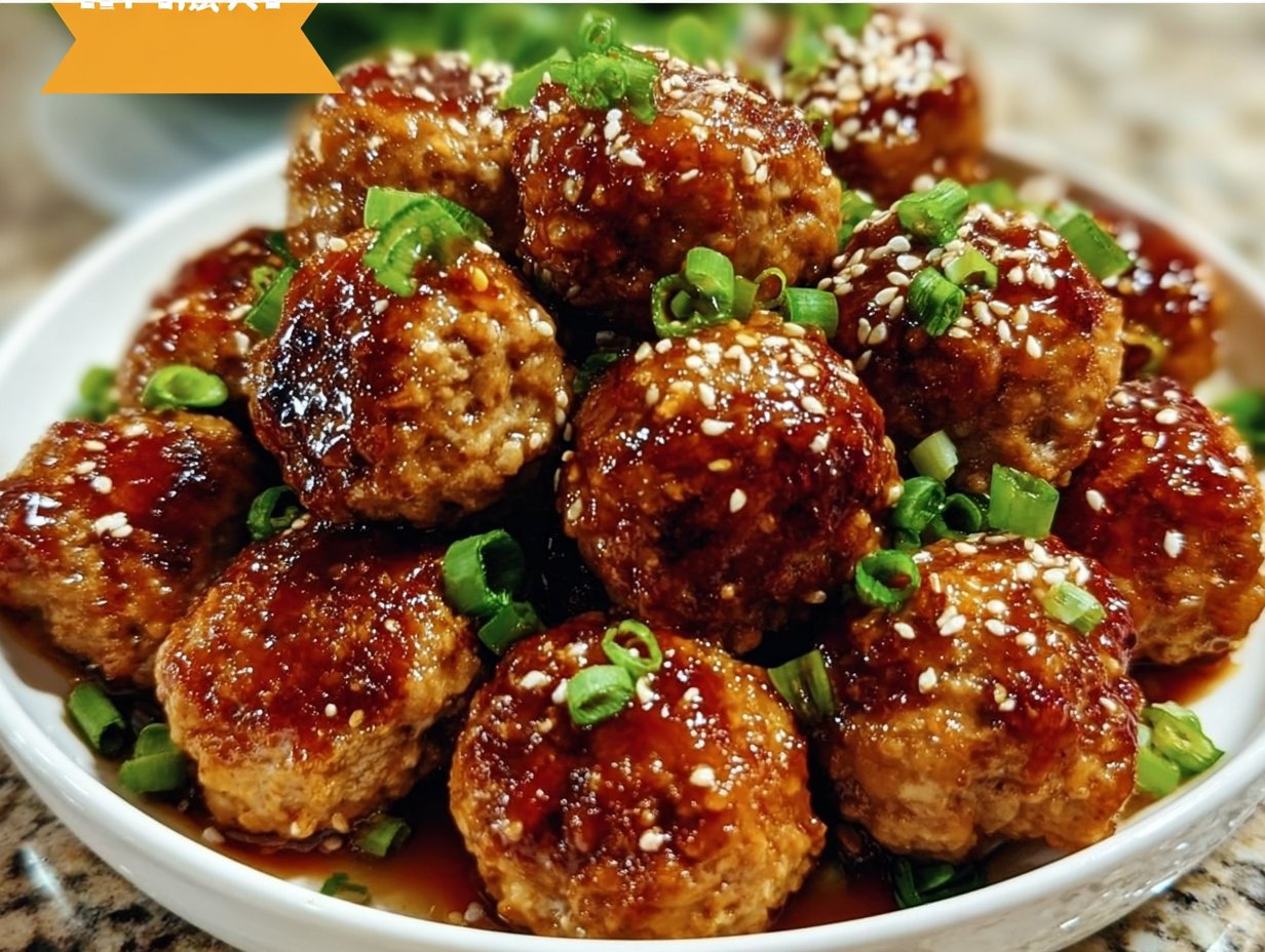Honey Garlic Turkey Meatballs