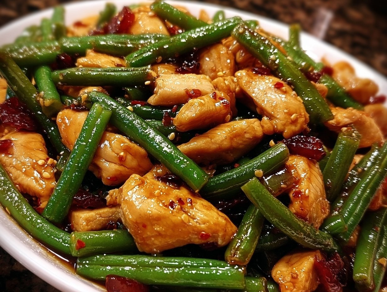 Chicken and Green Bean Stir-Fry