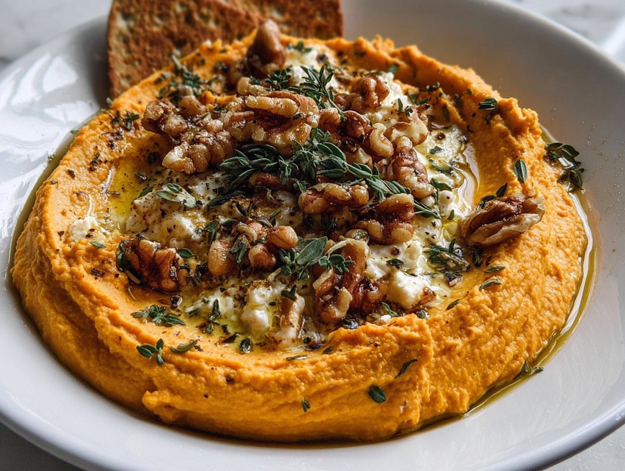 Pumpkin Whipped Feta Dip