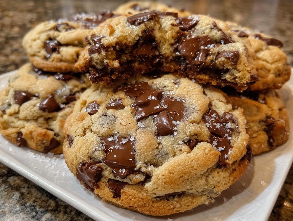 Ultra Thick Bakery Style Chocolate Chip Cookies
