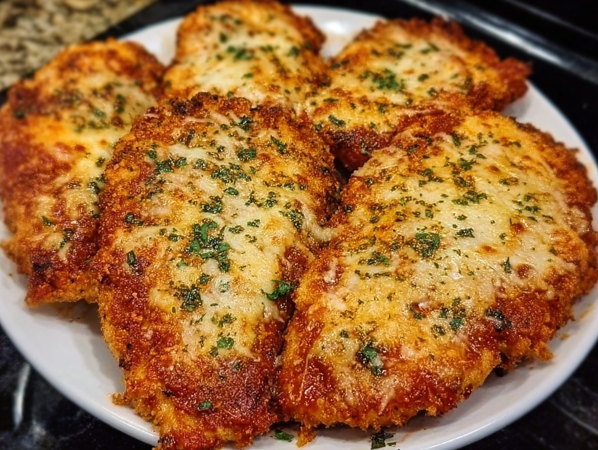 Crispy Air Fryer Chicken Parmesan