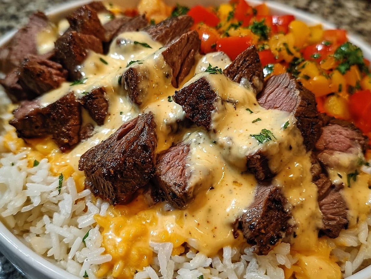 Steak and Cheese Rice
