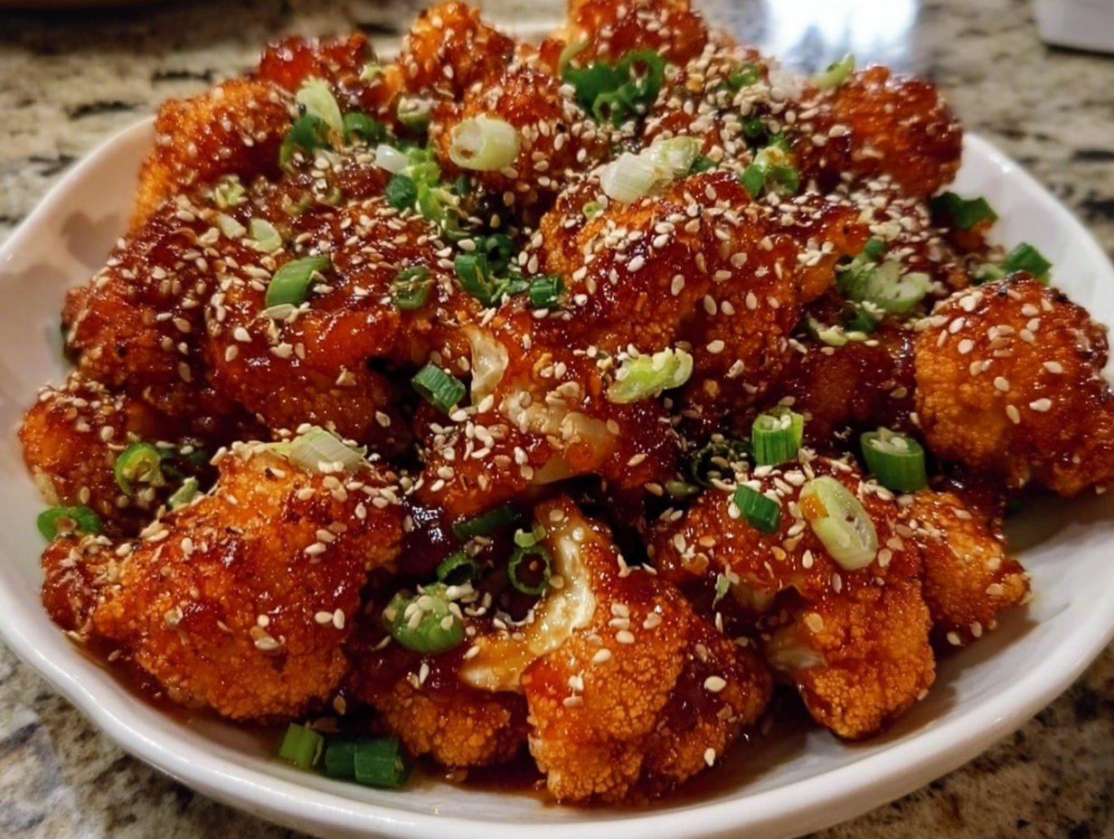 Korean Baked Cauliflower