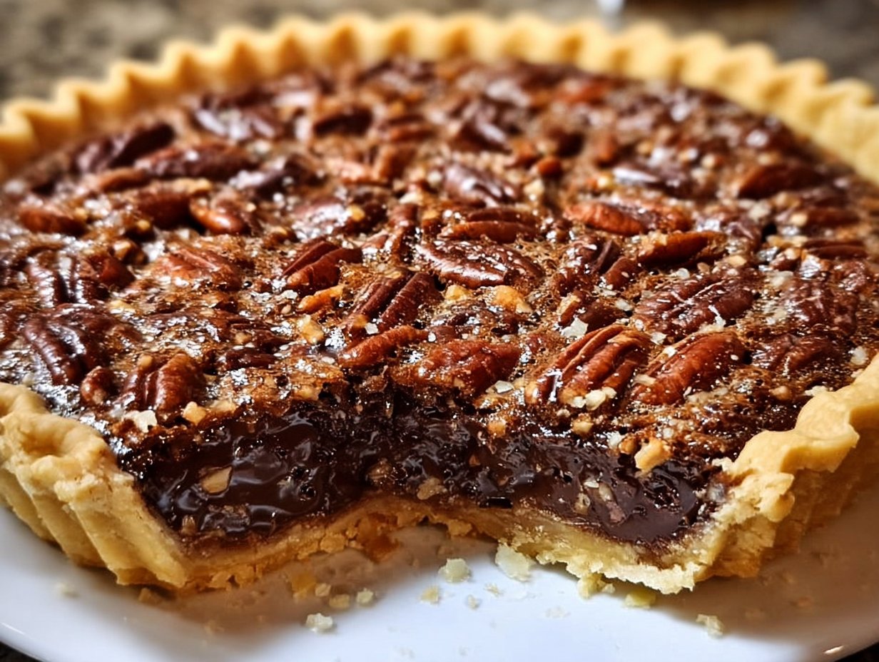 Texas Chocolate Pecan Pie