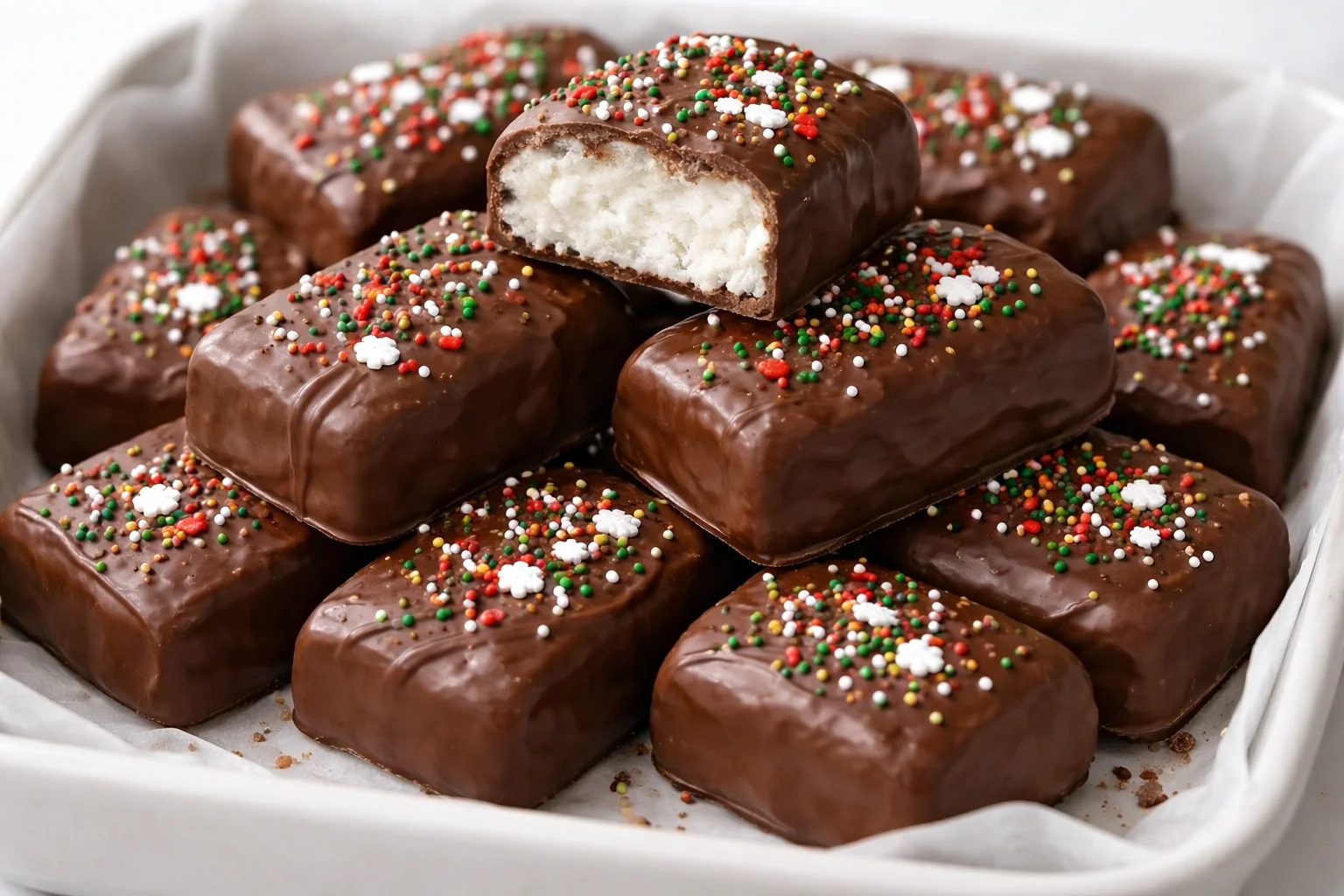 3 Ingredient Cool Whip Candies - 3 Musketeers Copycat Recipe