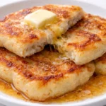 Delicious homemade Irish potato farls cooked to perfection.
