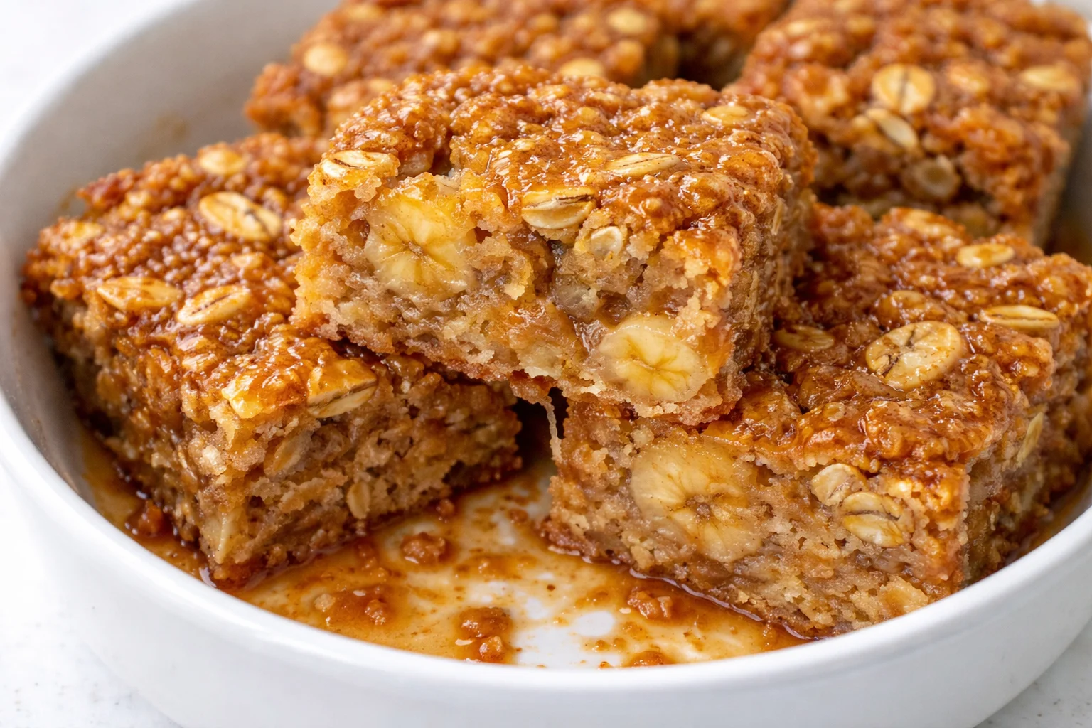 Banana Oatmeal Bars