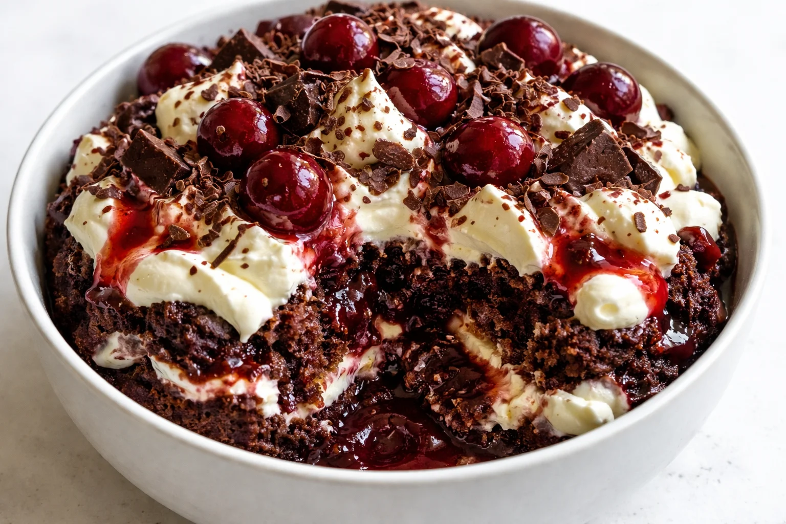 Black Forest Trifle for Christmas
