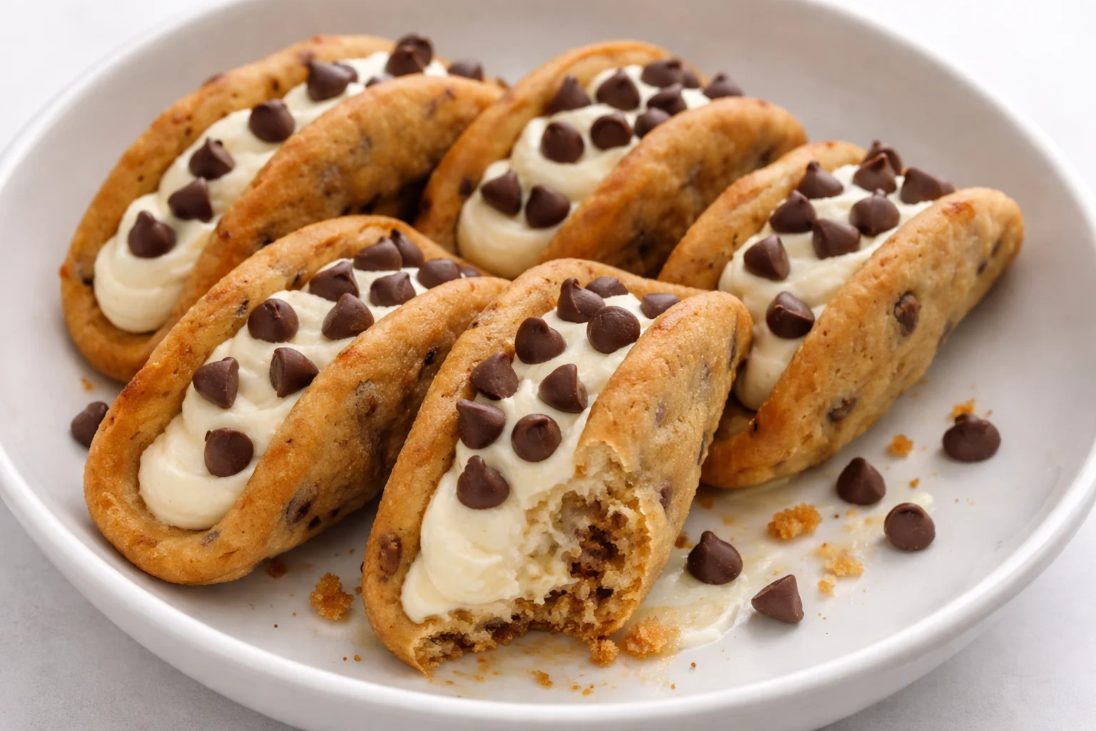 Cheesecake Cookie Dough Tacos
