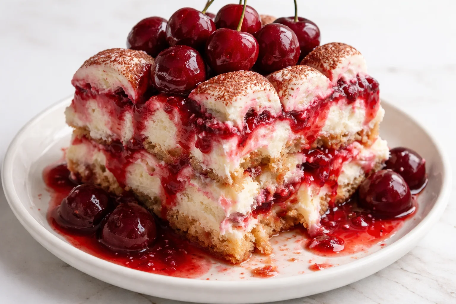 Cherry Amaretto Tiramisu