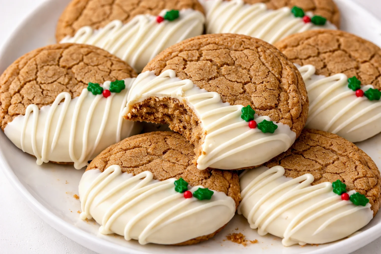 Chewy Maple Cinnamon Cookies with White Chocolate