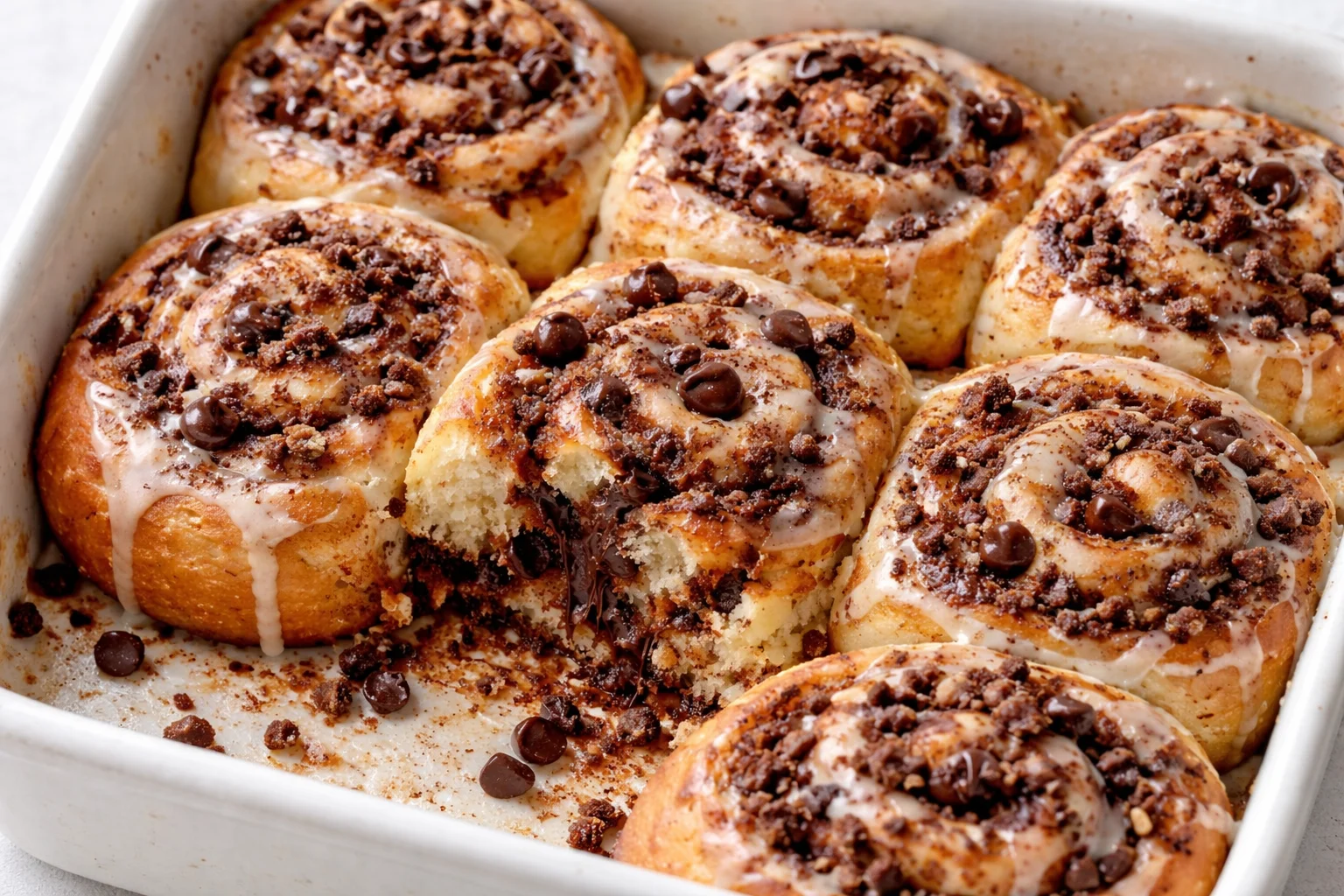 Chocolate Chip Cinnamon Rolls