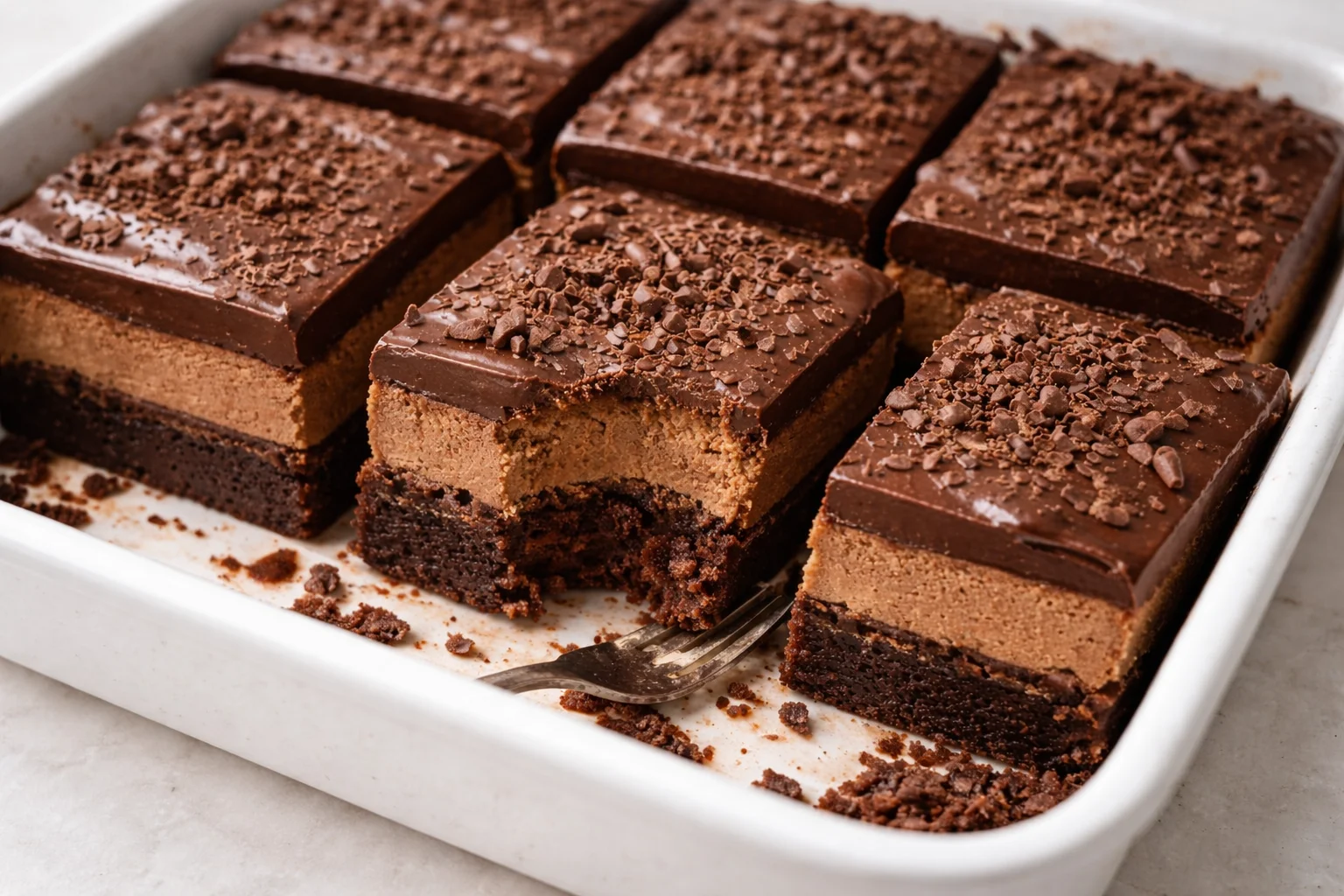 Chocolate Mousse Brownies