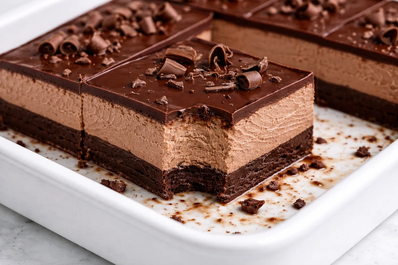 Chocolate Mousse Brownies