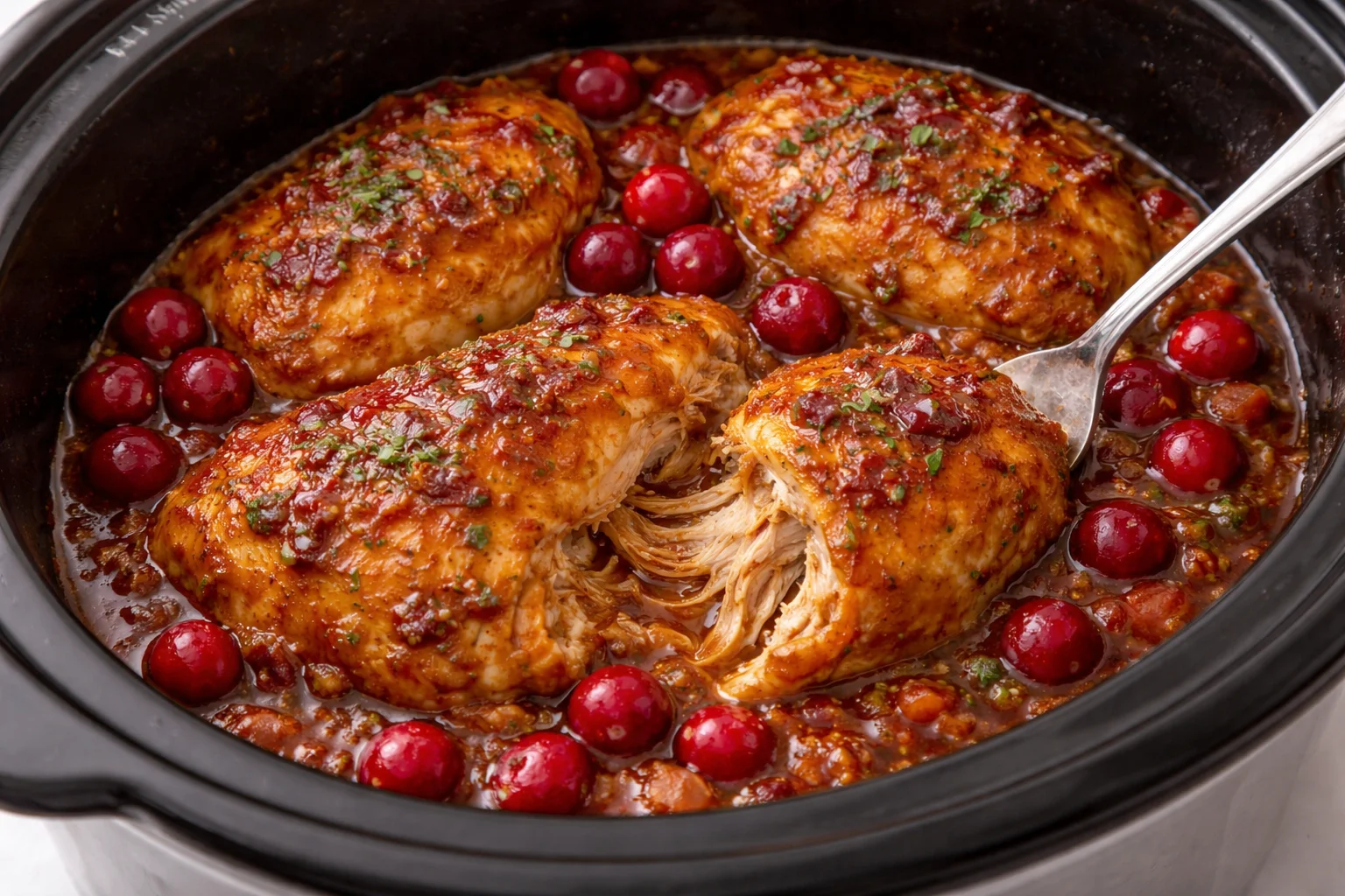 Crockpot Cranberry Apricot Chicken