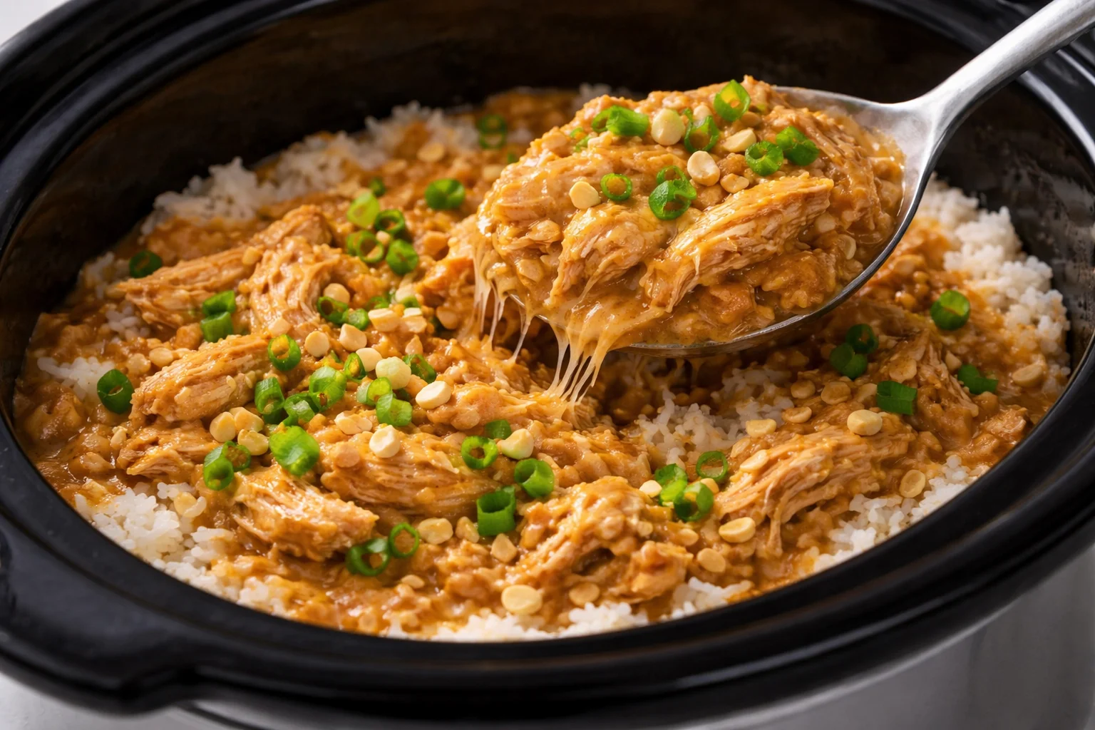 Crockpot Thai Peanut Chicken