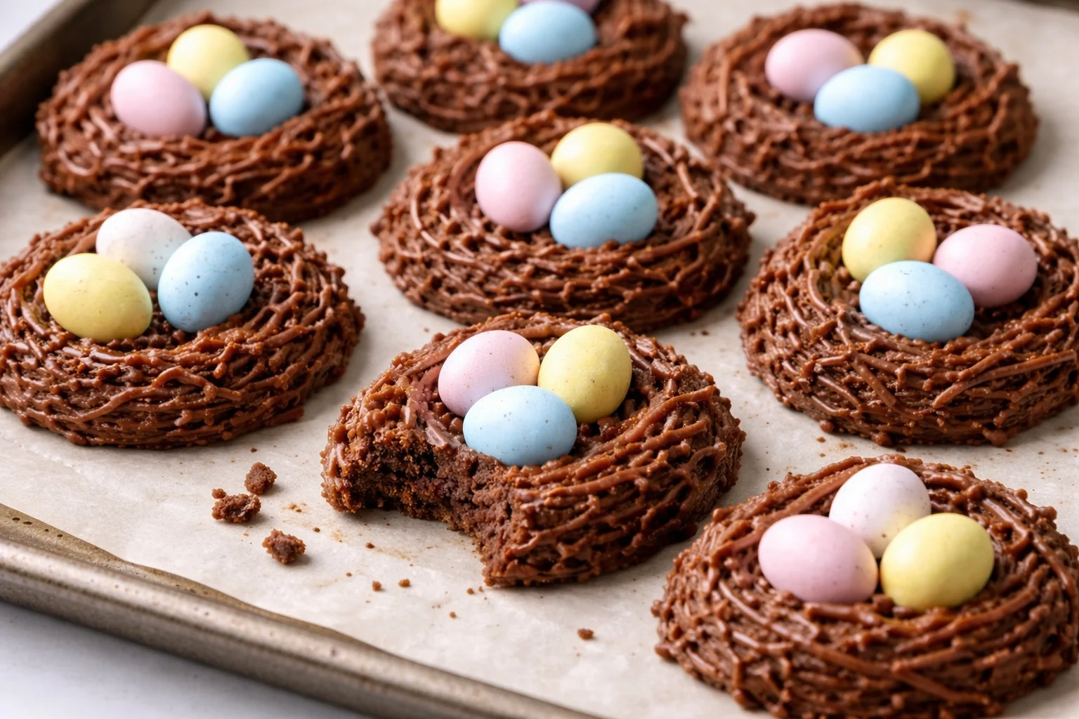 Easter Birds Nest Cookies