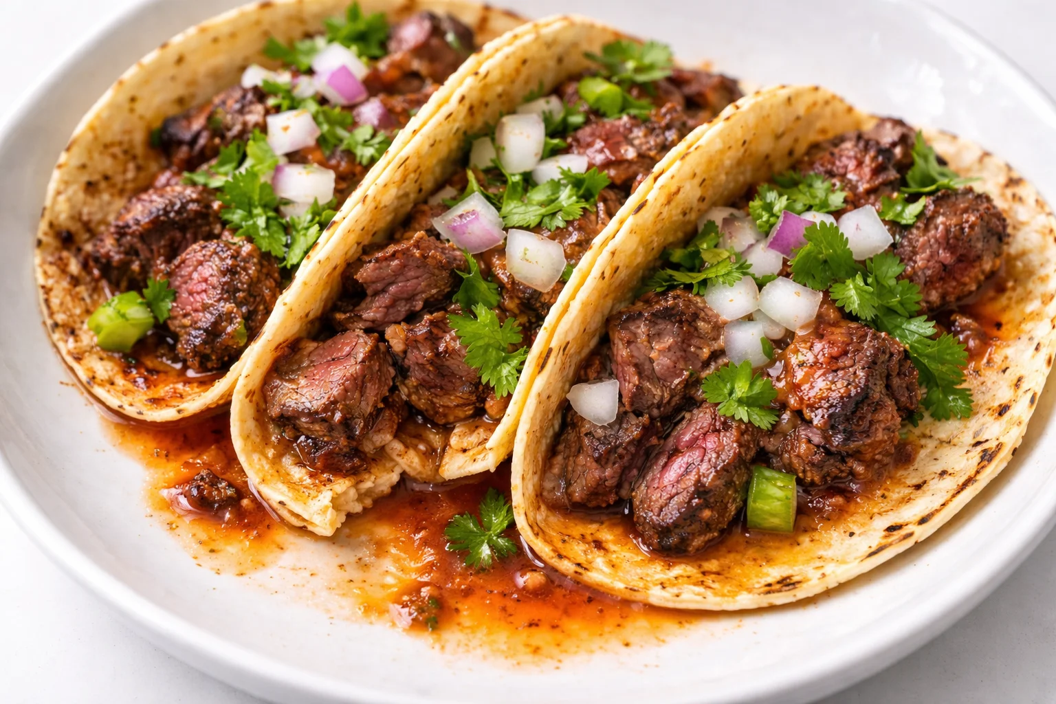 Grilled Meat Mexican Street Tacos