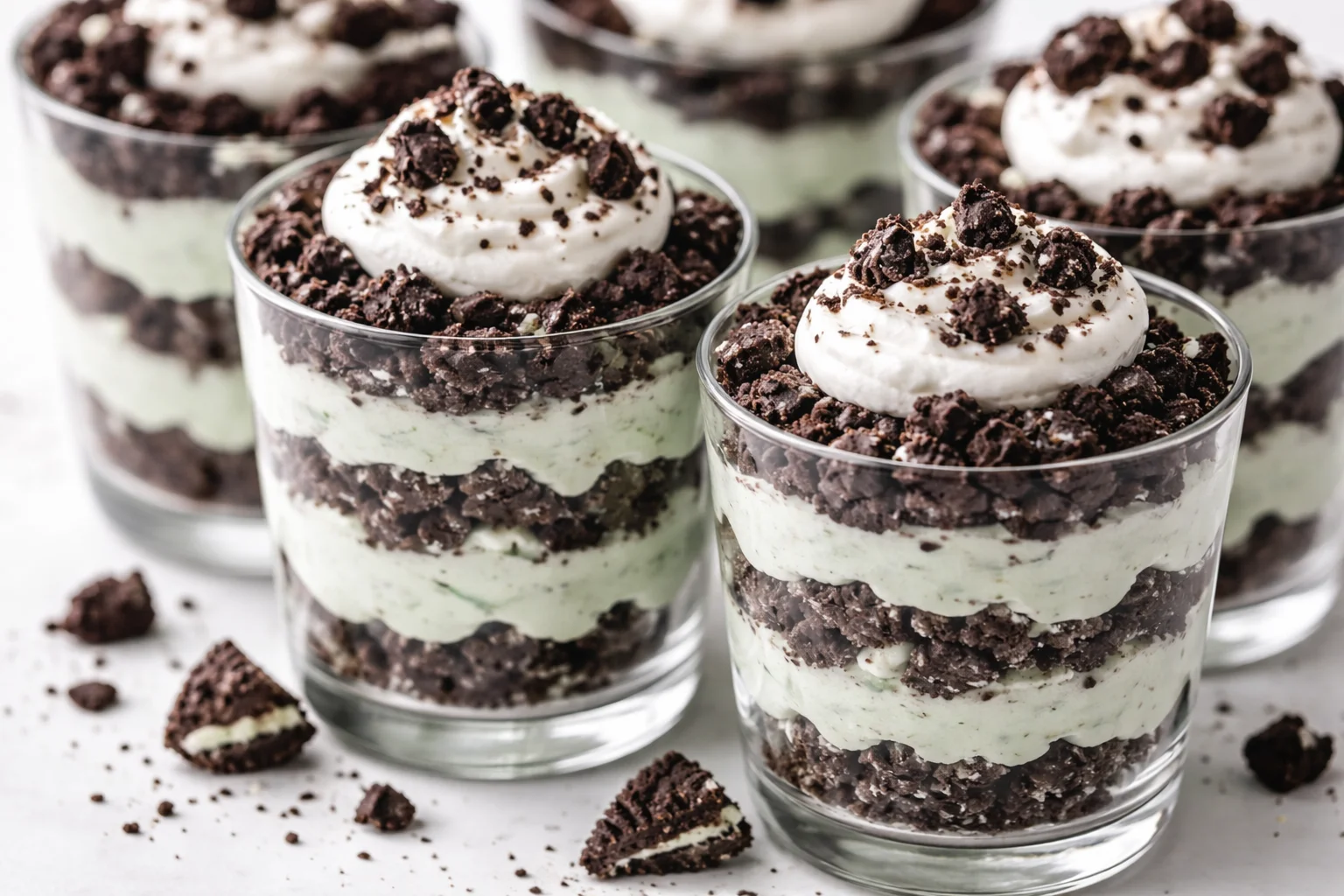 Mint Oreo Parfaits