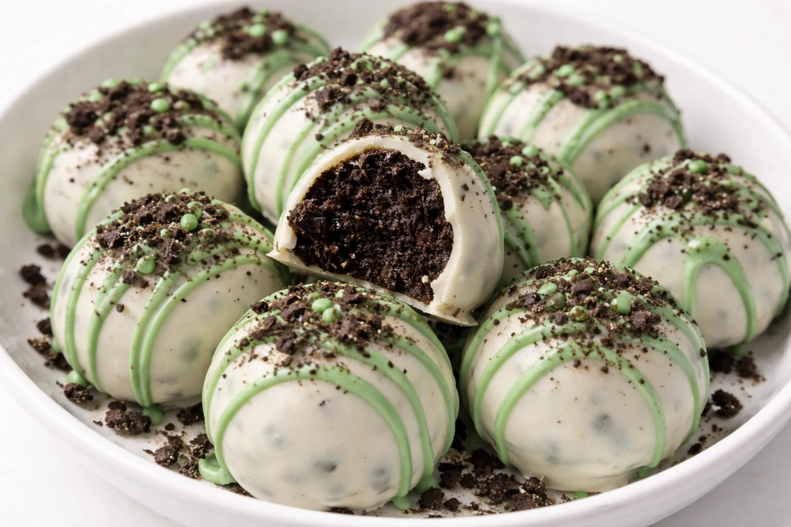 Mint Oreo Truffles