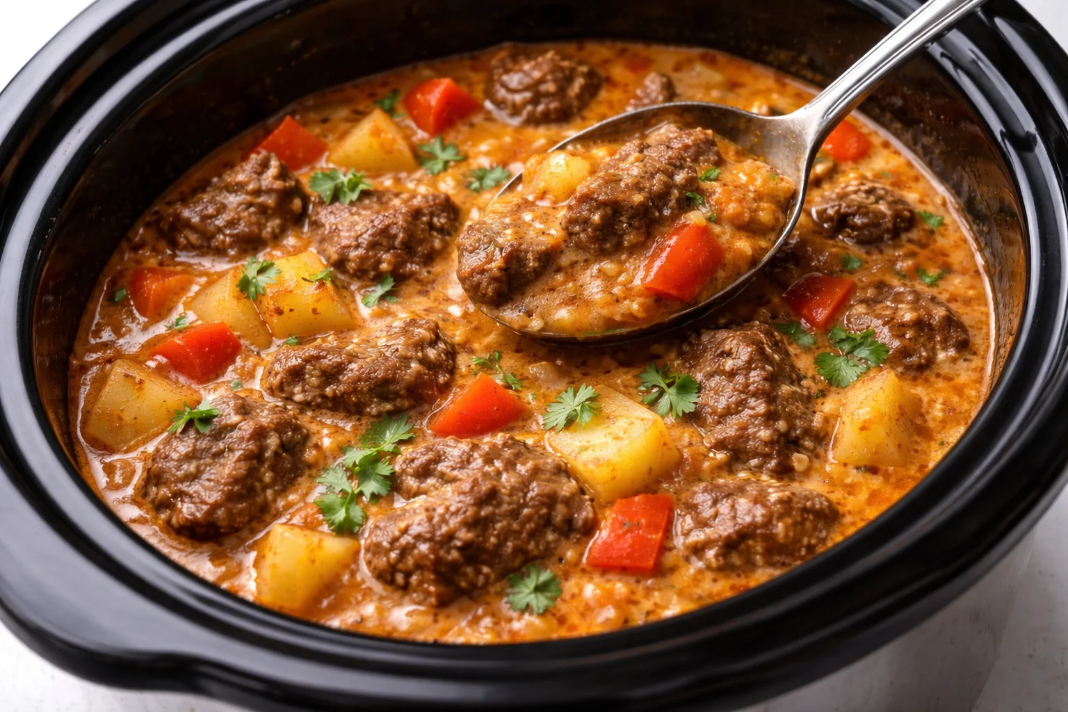 Slow Cooker Beef Coconut Curry