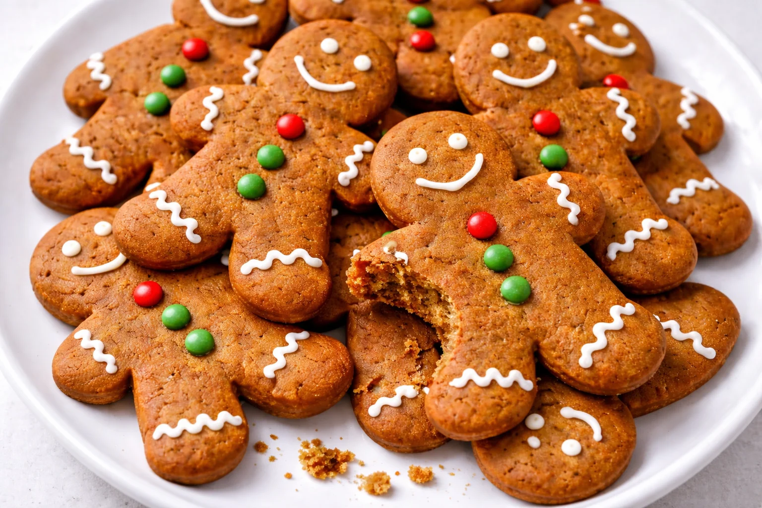 Soft & Chewy Gingerbread Men Cookies