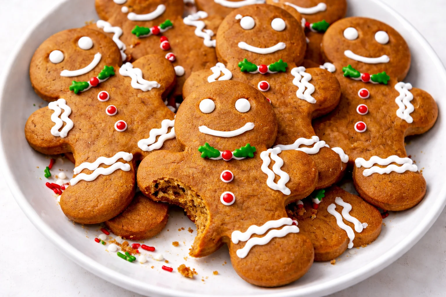 Soft & Chewy Gingerbread Men Cookies