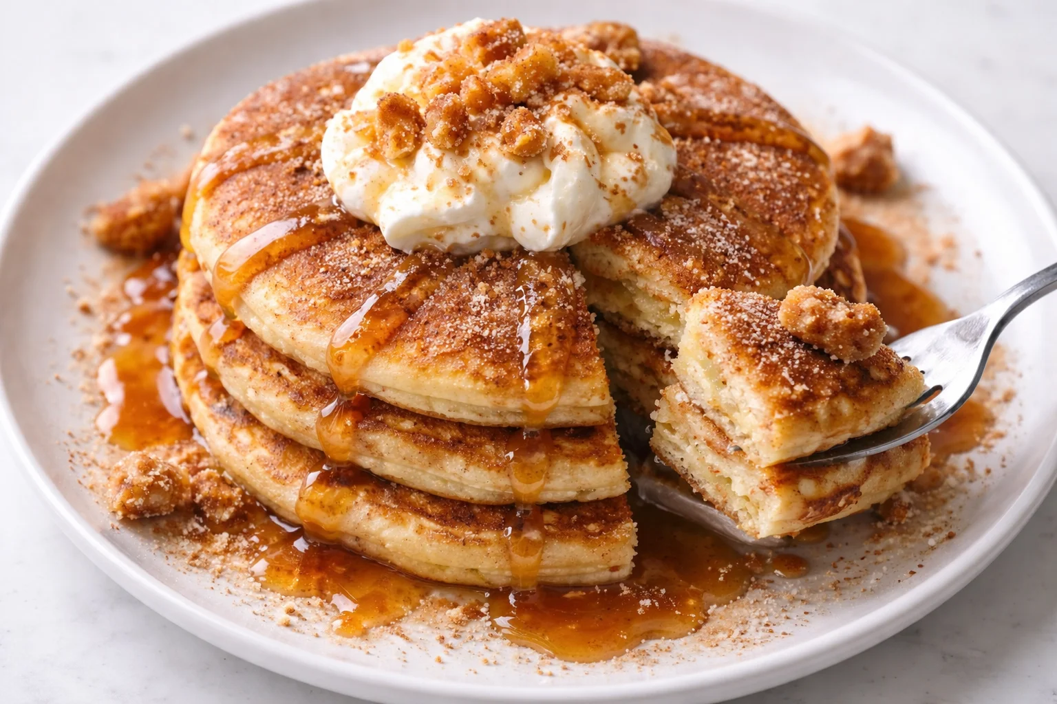 Spanish Churro-Inspired Pancakes: A Breakfast Delight!