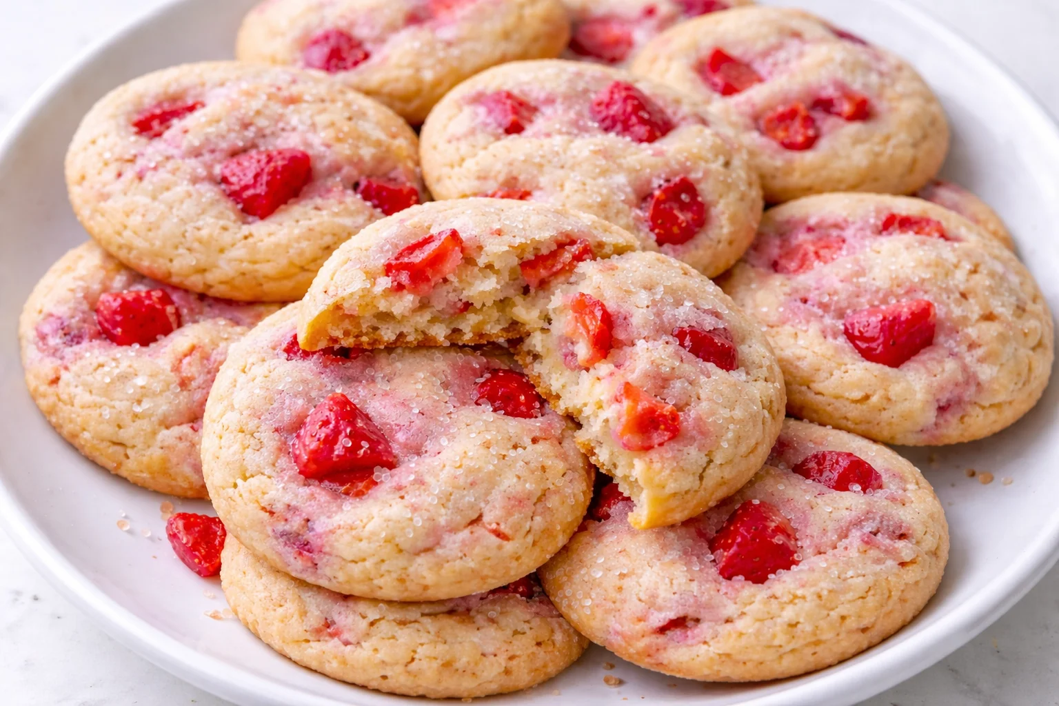 Strawberry Sugar Cookies