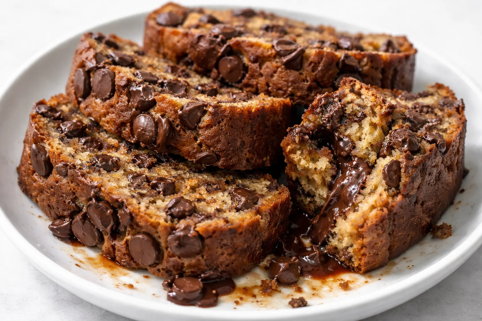 Super Moist Chocolate Chip Banana Bread Recipe