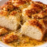 Delicious zero carb yogurt bread recipe shown freshly baked