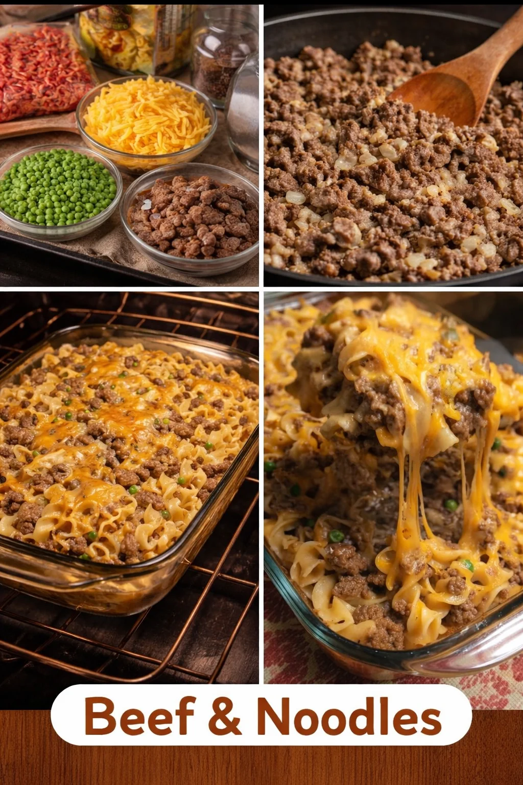 Cheesy Beef Noodle Casserole