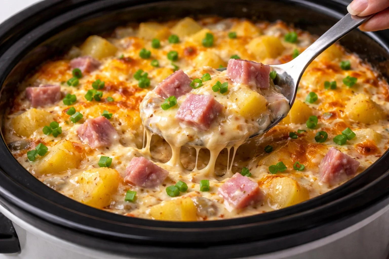 Crockpot Ham and Potato Casserole