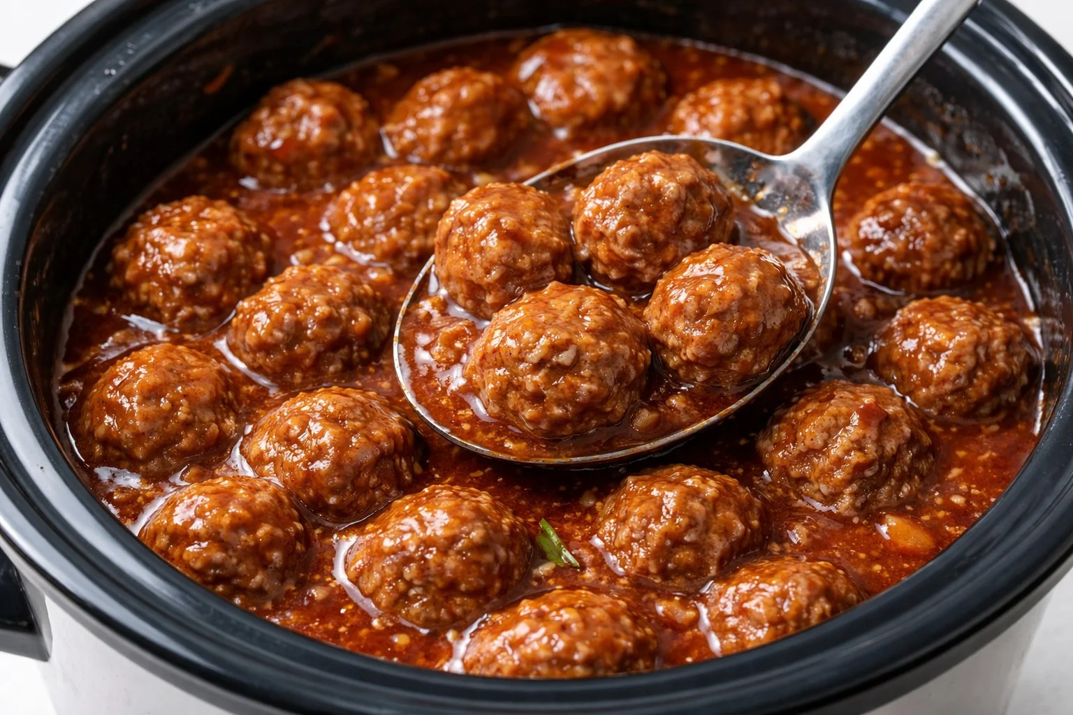 Crockpot Sweet and Spicy Meatballs