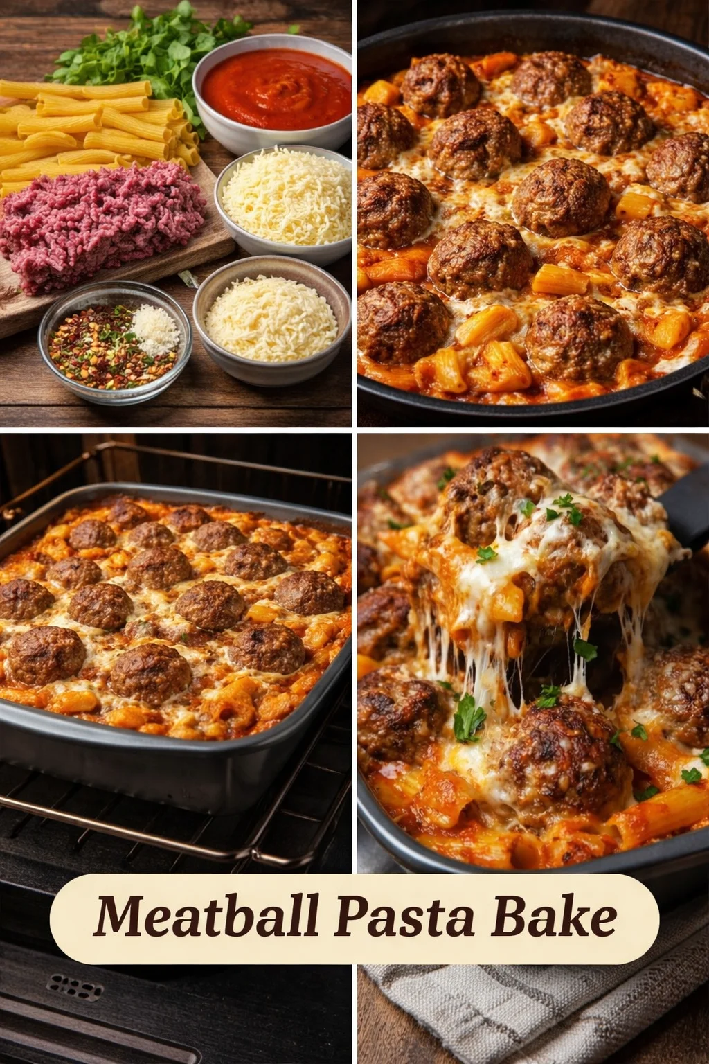 Dump-and-Bake Meatball Casserole