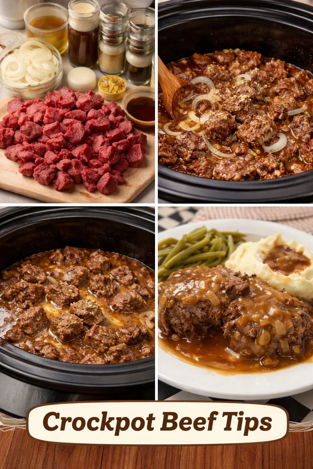 Hamburger Steaks with Rich Onion Gravy