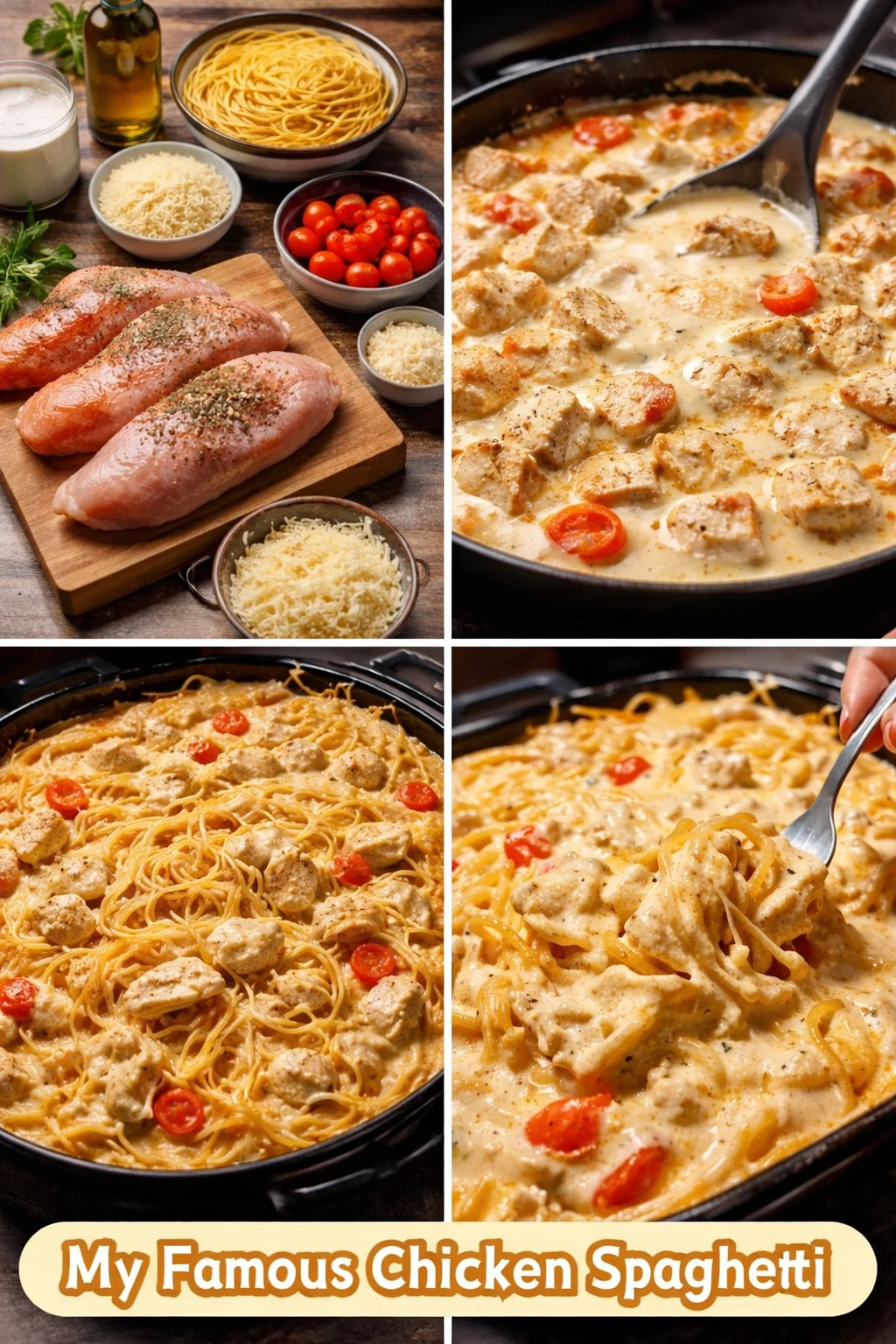 My Famous Chicken Spaghetti