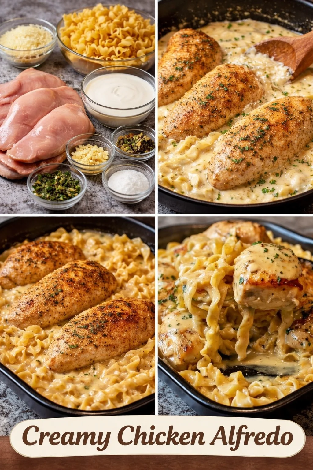 One Pan Chicken and Buttered Noodles