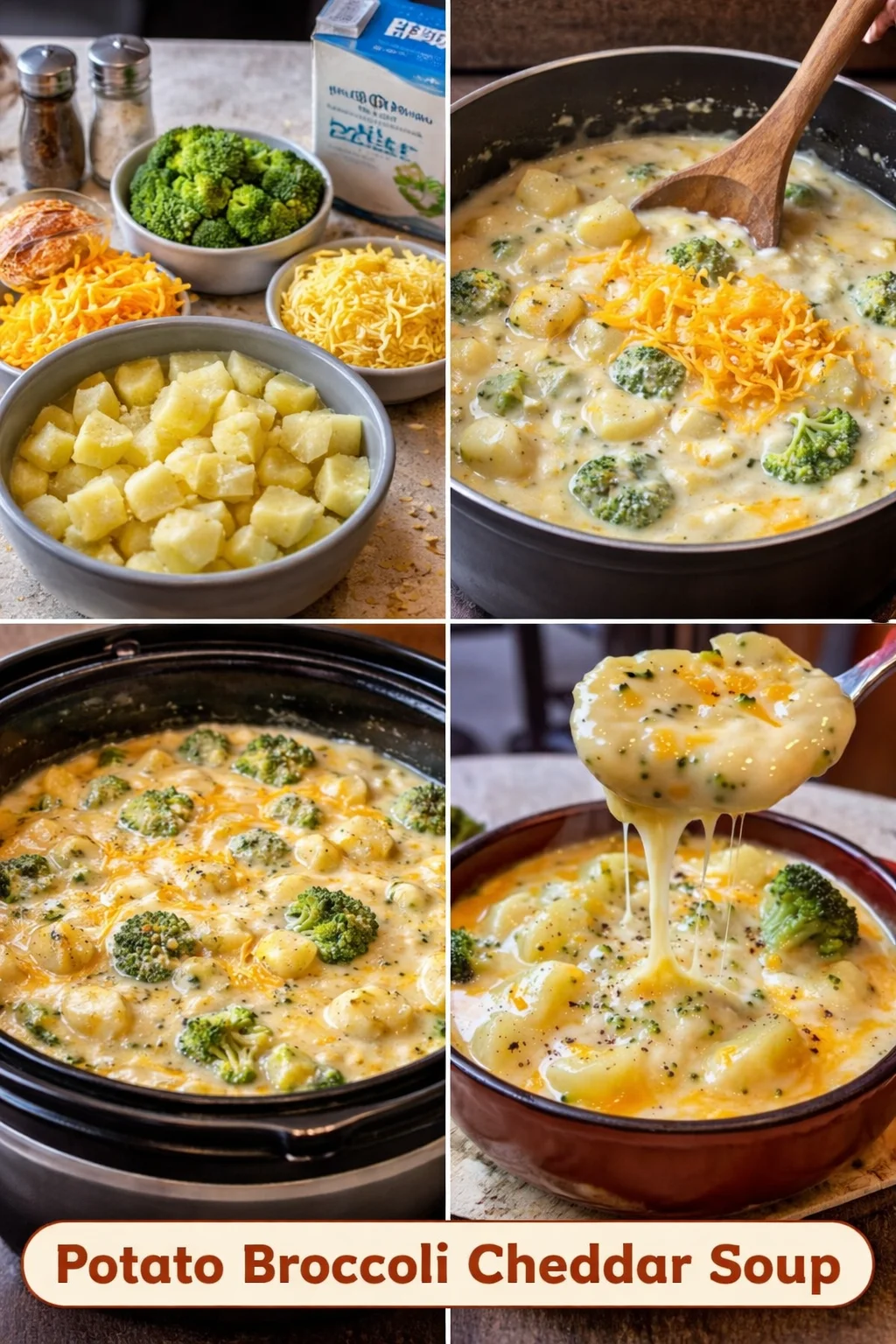 Potato Broccoli Cheddar Soup